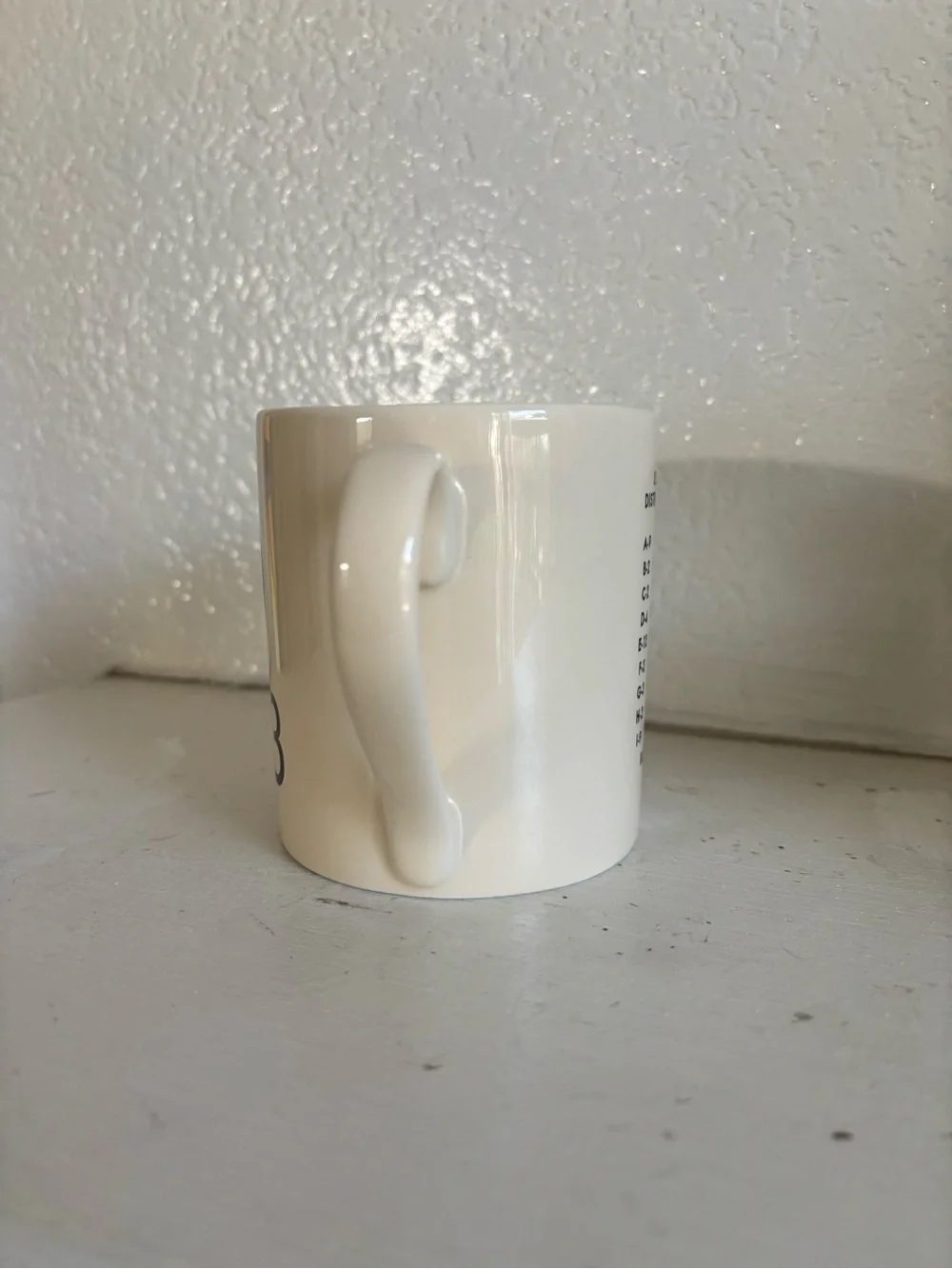 Scrabble Coffee Mug Tea cream color games